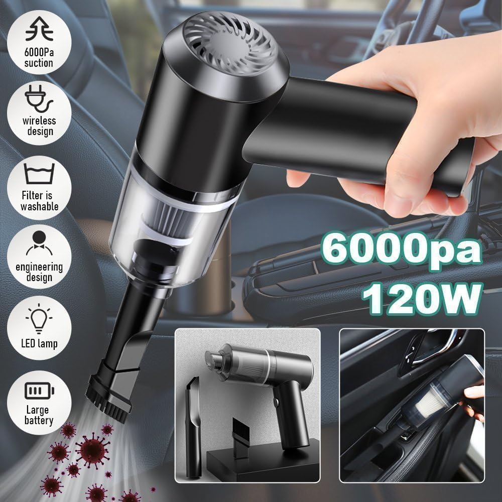 2-in-1 mini portable vaccum cleaner