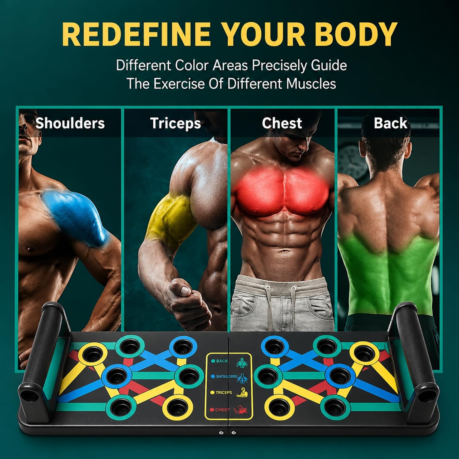 Foldable Push Up Board For Exercise